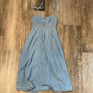 GAP Light Blue Smocked Dress
